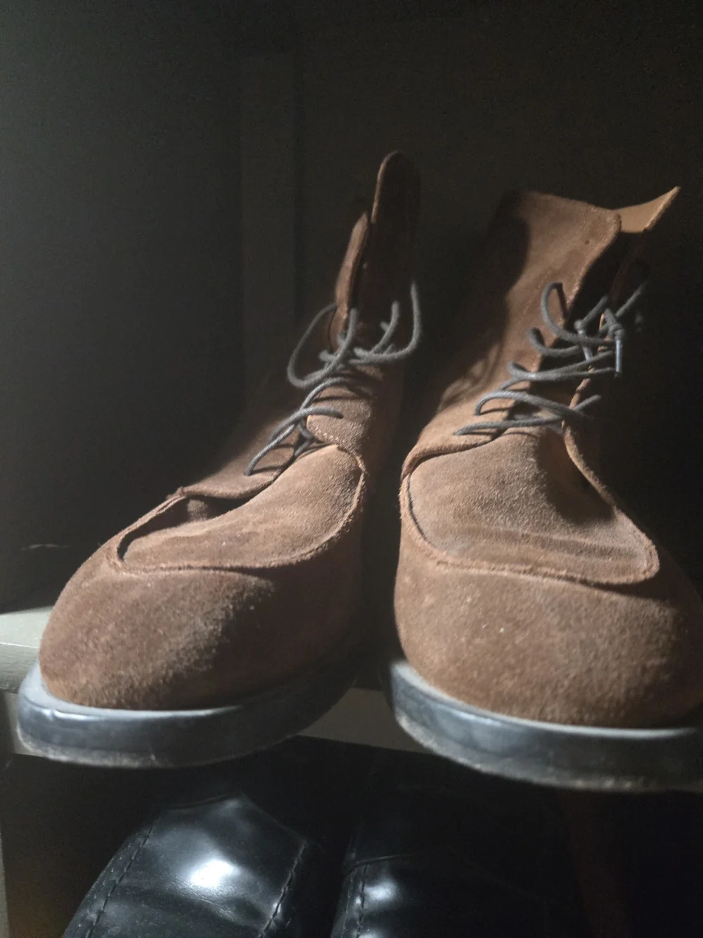Suede Luxury Elia Maurizi Brown Desert Boot Made In Italy Original Price $495 - Picture 3 of 10